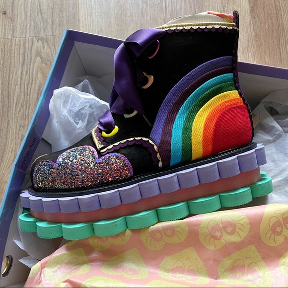 Pot of Gold Shoes by Irregular Choice sz 38 NIB - Picture 2 of 5